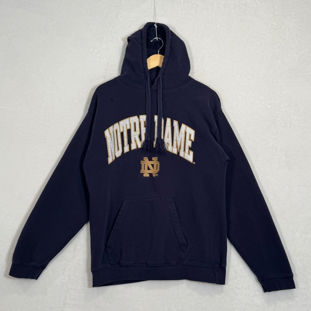 Official Collegiate Navy Notre Dame Hoodie Small